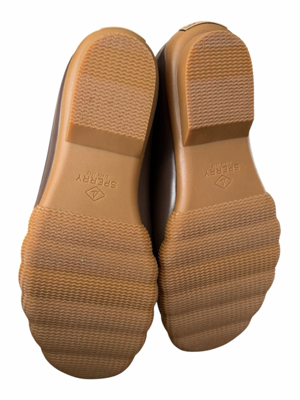 Sperry Brown Duck-Style Lace-Up Waterproof Shoes